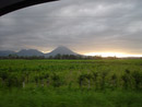 Volcán Arenal visto en el camino